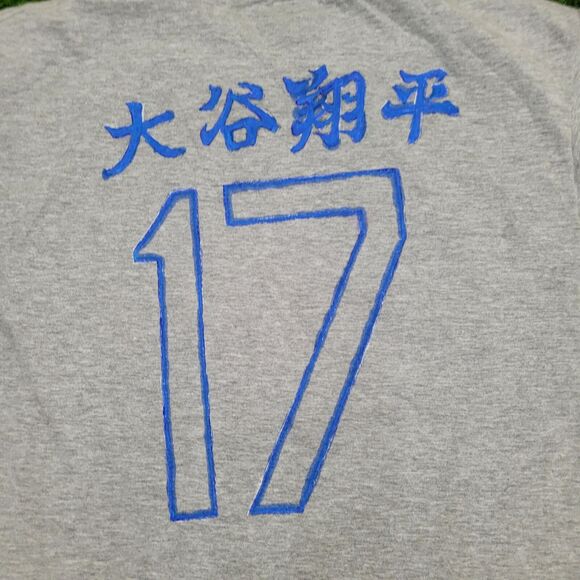 LA Dodgers Shirt Large 21x28 Gray Majestic - Picture 11 of 13